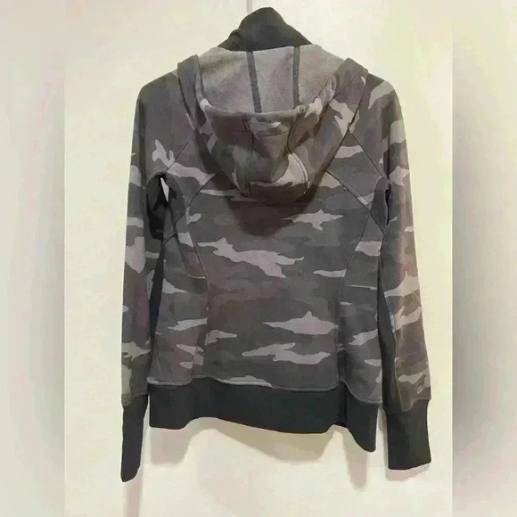 Triumph Black Camouflage Printed Zip Up Hoodie XS - Picture 13 of 14
